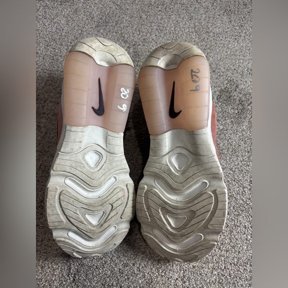 NIKE AIR MAX 200 Shoes Womens Size 6.5 Metallic red/bronze sparkle - Picture 6 of 9